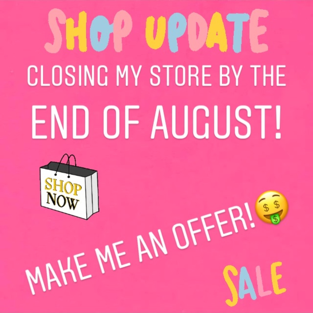 Closing end off August! Make me an offer 💕💖